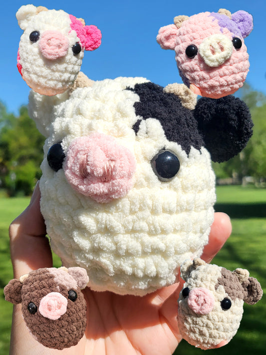 Squishy Cow Plushies | Customizable colors!