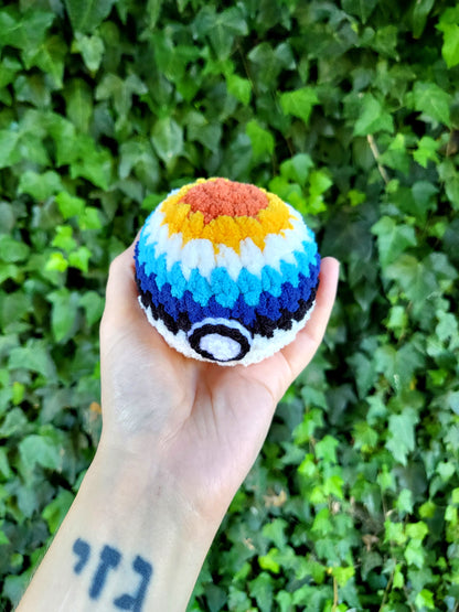 Aroace Pride Mini Pokéball Plushie | Made by queer artist!