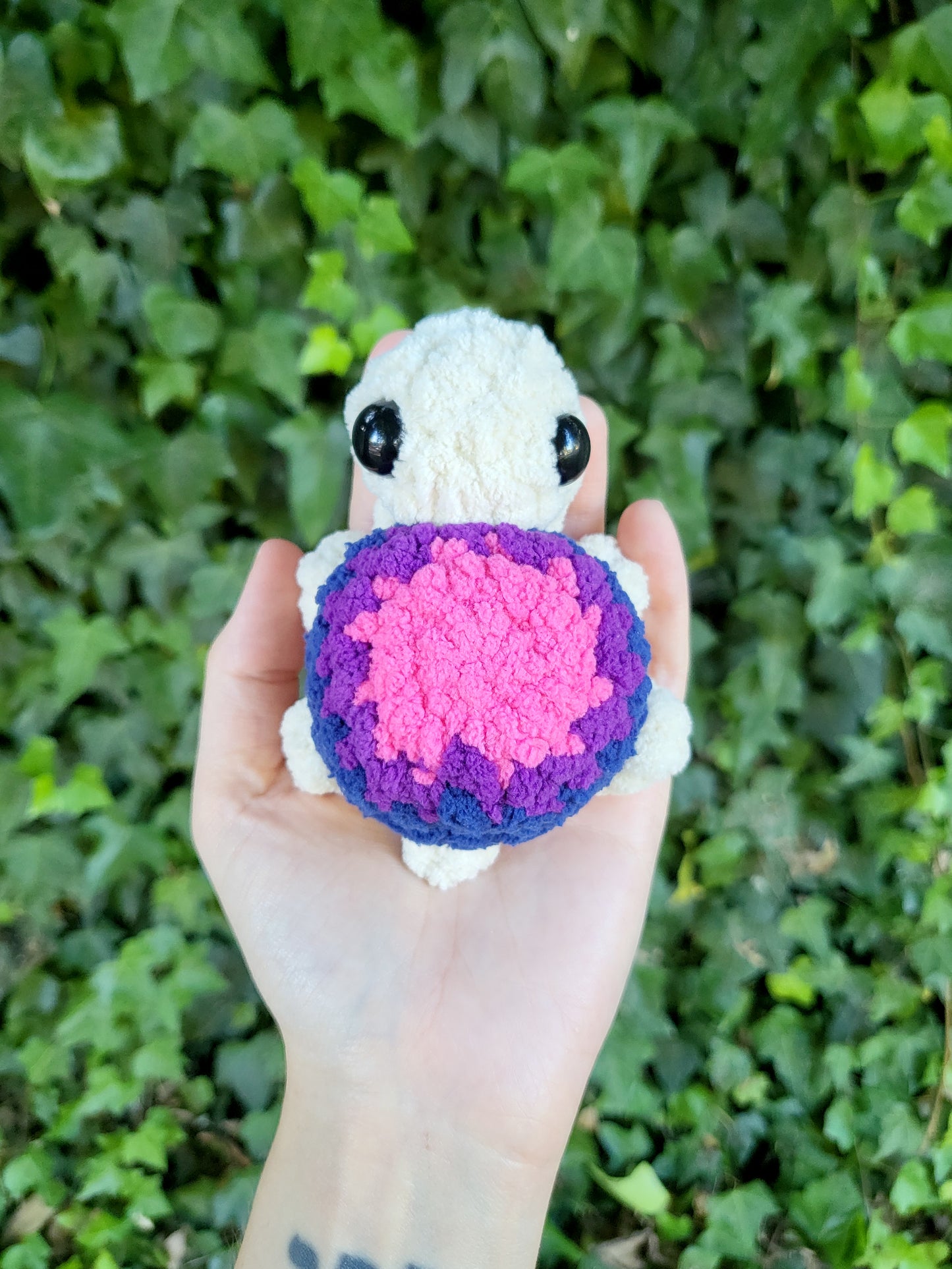 Bi Pride Turtle Plushie | Made by queer artist!