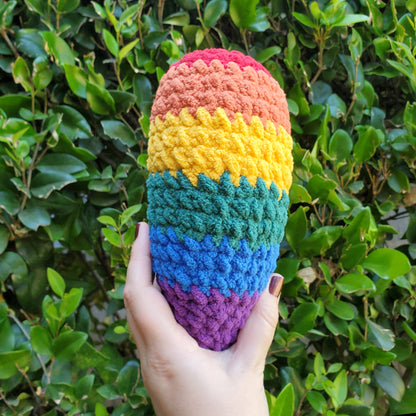 LGBTQIA+/Gay Pride Heart Plushie | Made by queer artist!
