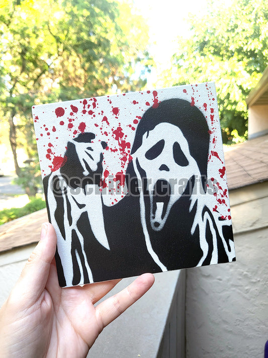 Ghostface 6" Original Painting