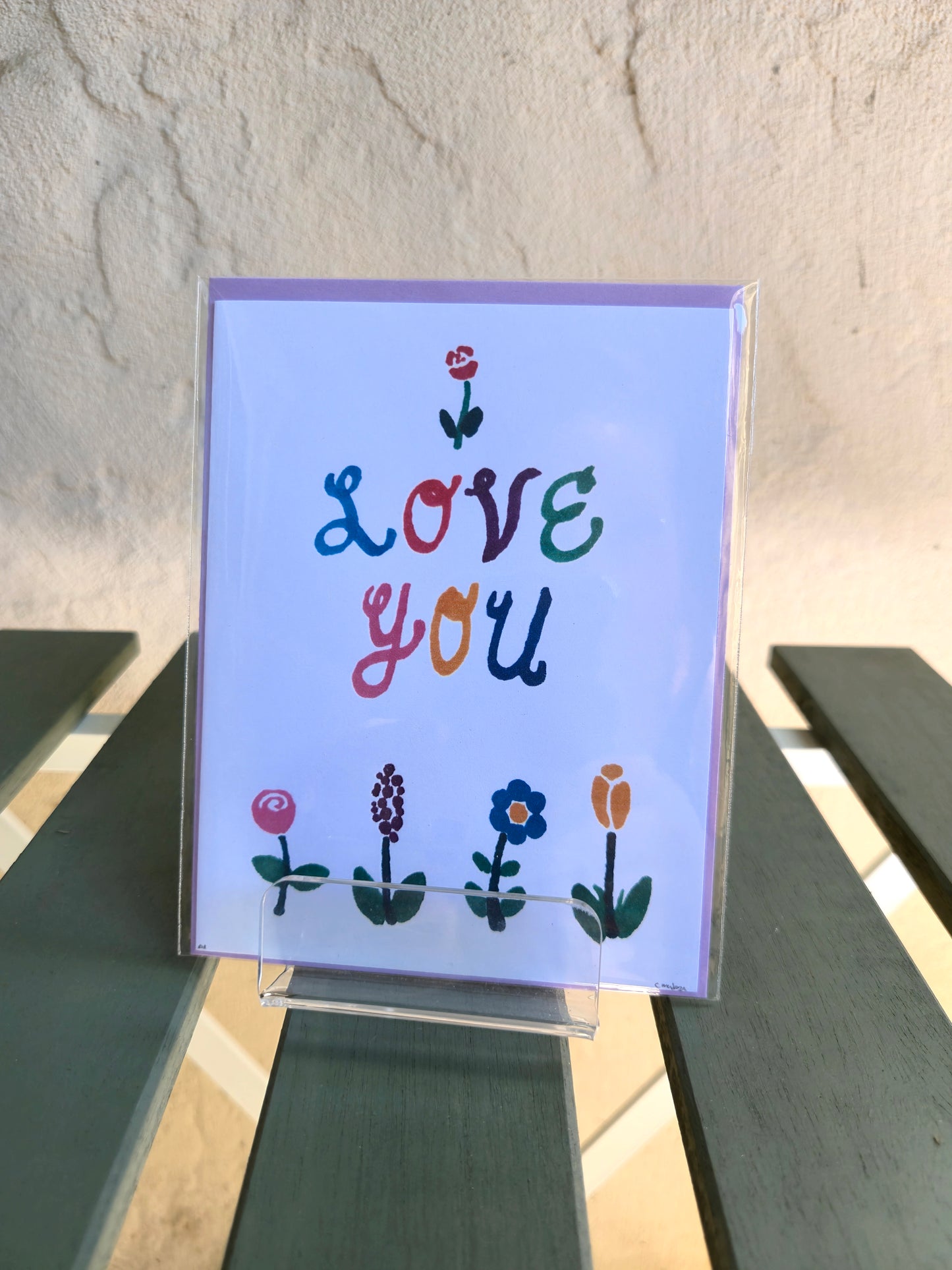 Love Flowers | Art Print Greeting Card