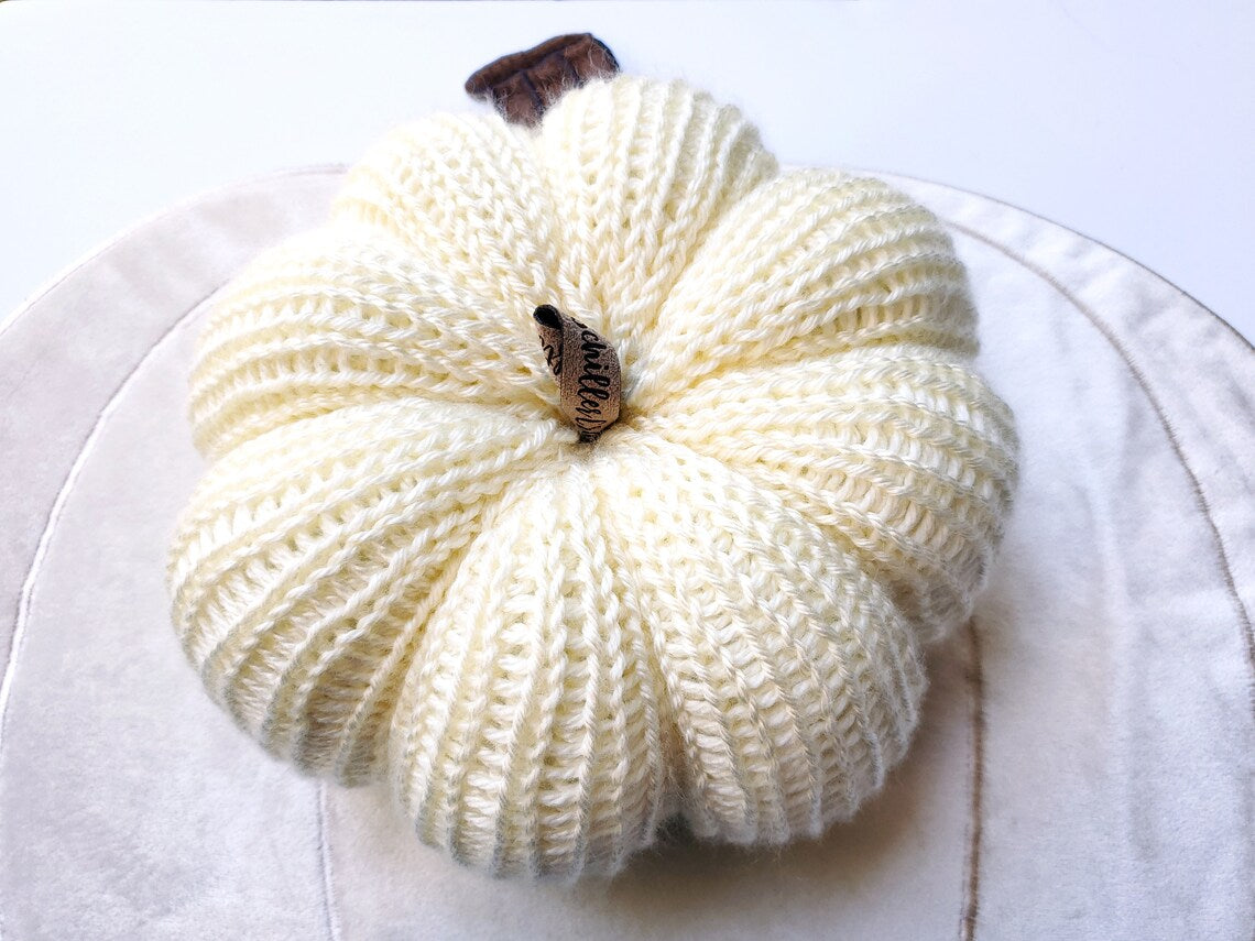 Custom LARGE Single Knit Pumpkin