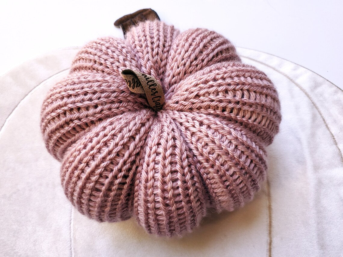 Custom LARGE Single Knit Pumpkin