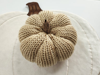 Custom LARGE Single Knit Pumpkin