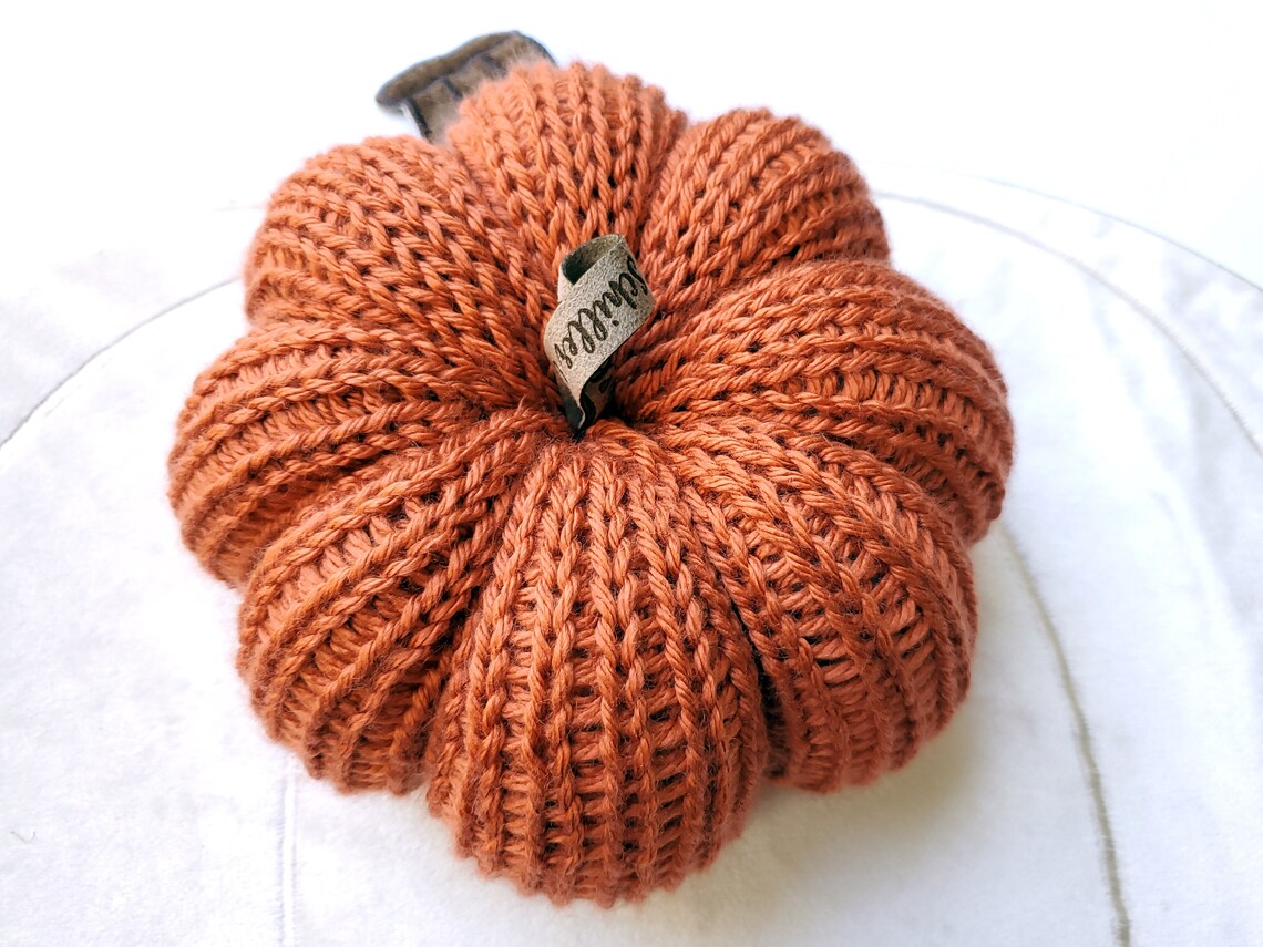 Custom MEDIUM Single Knit Pumpkin