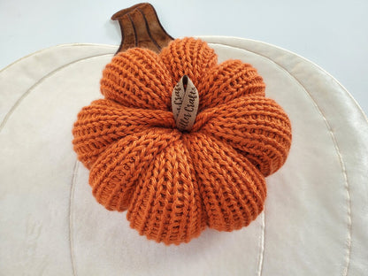 Custom MEDIUM Single Knit Pumpkin