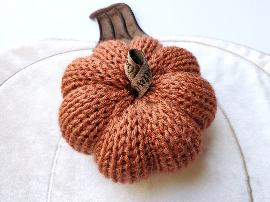 Custom SMALL Single Knit Pumpkin