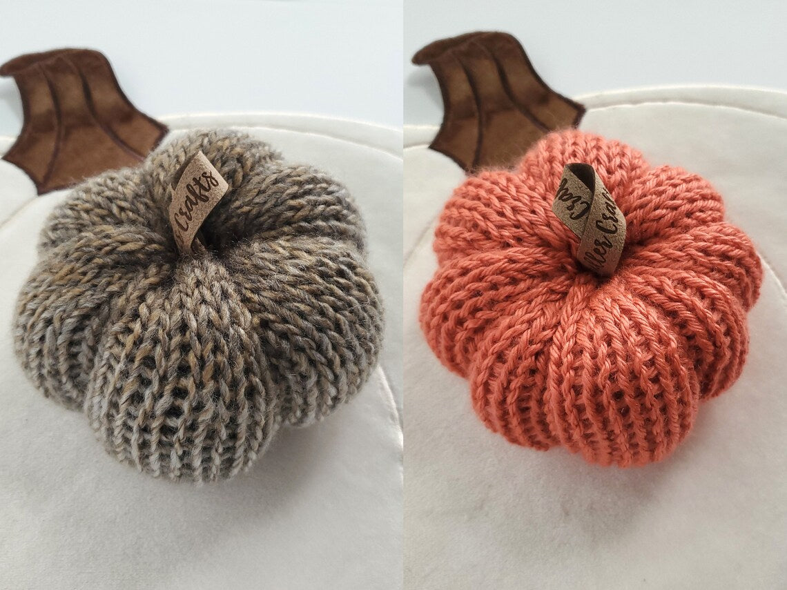 Custom SMALL Single Knit Pumpkin